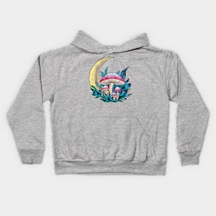 Moon Shrooms Kids Hoodie